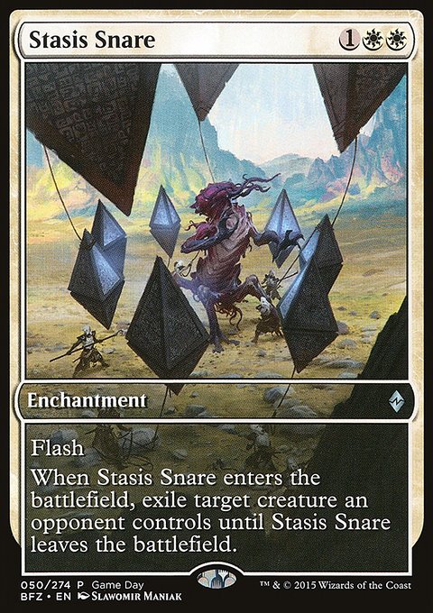 Stasis Snare, Battle for Zendikar Promos #50, Magic: The Gathering card