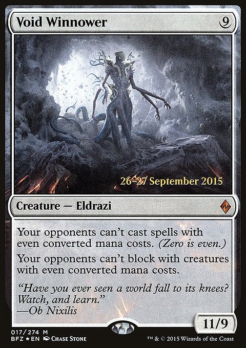 Void Winnower, Battle for Zendikar Promos #17s, Magic: The Gathering card