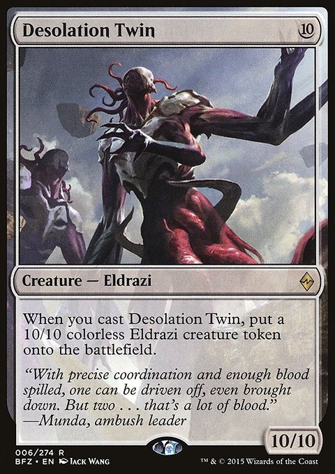 Desolation Twin, Battle for Zendikar #6, Magic: The Gathering card