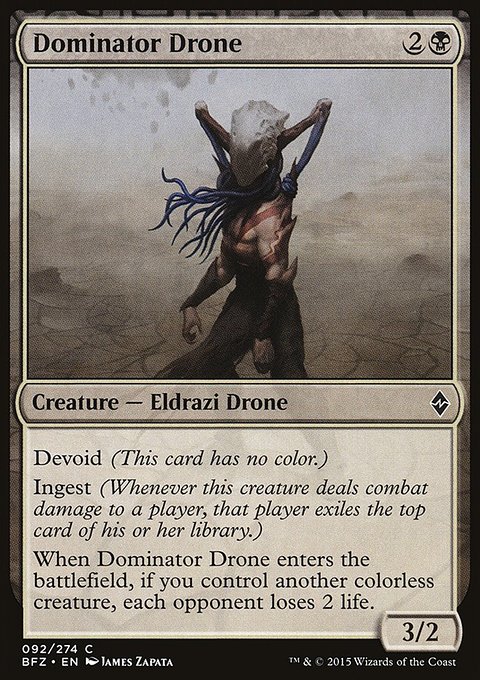 Dominator Drone, Battle for Zendikar #92, Magic: The Gathering card