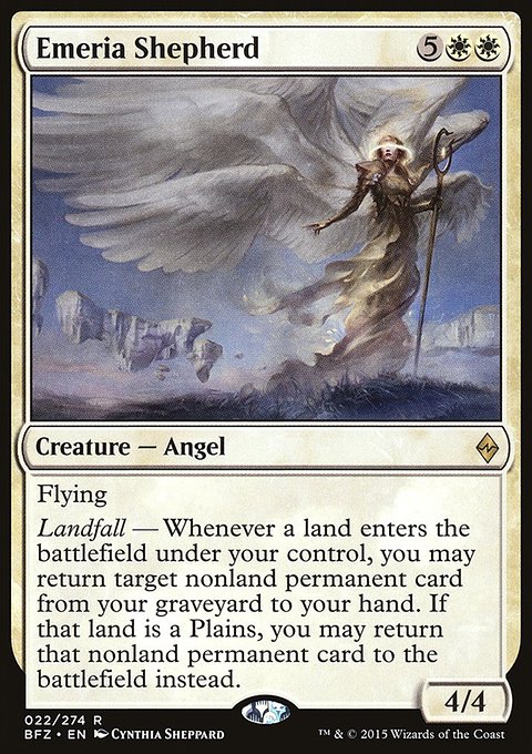 Emeria Shepherd, Battle for Zendikar #22, Magic: The Gathering card