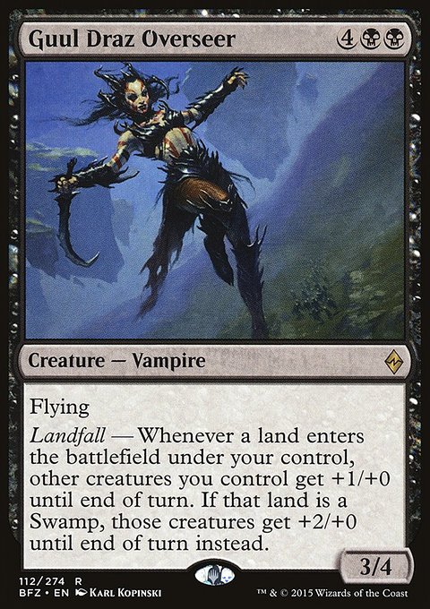 Guul Draz Overseer, Battle for Zendikar #112, Magic: The Gathering card
