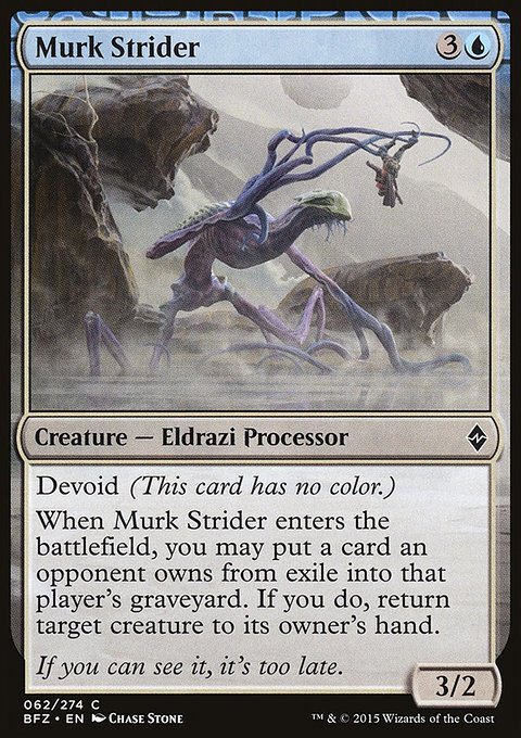 Murk Strider, Battle for Zendikar #62, Magic: The Gathering card