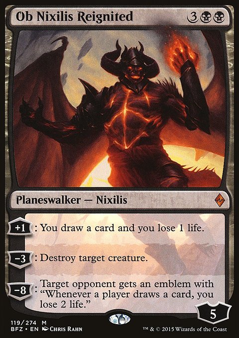 Ob Nixilis Reignited, Battle for Zendikar #119, Magic: The Gathering card