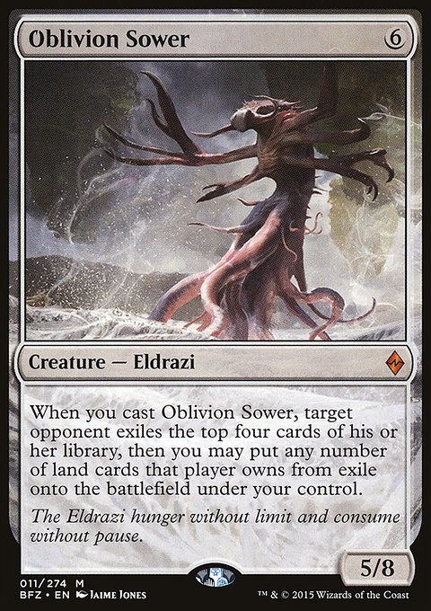 Oblivion Sower, Battle for Zendikar #11, Magic: The Gathering card