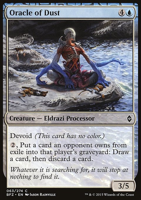 Oracle of Dust, Battle for Zendikar #63, Magic: The Gathering card