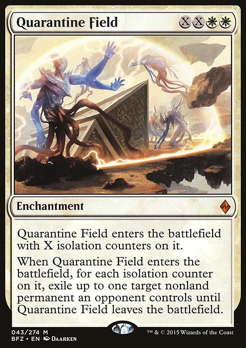 Quarantine Field, Battle for Zendikar #43, Magic: The Gathering card