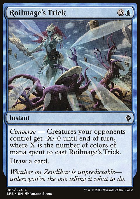 Roilmage's Trick, Battle for Zendikar #83, Magic: The Gathering card