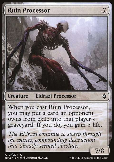 Ruin Processor, Battle for Zendikar #12, Magic: The Gathering card