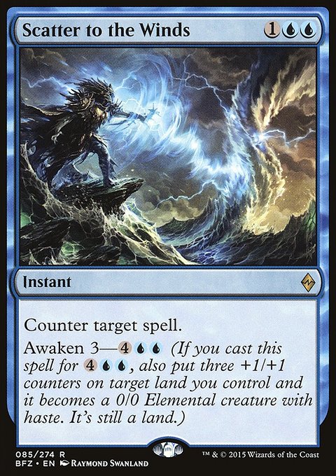 Scatter to the Winds, Battle for Zendikar #85, Magic: The Gathering card