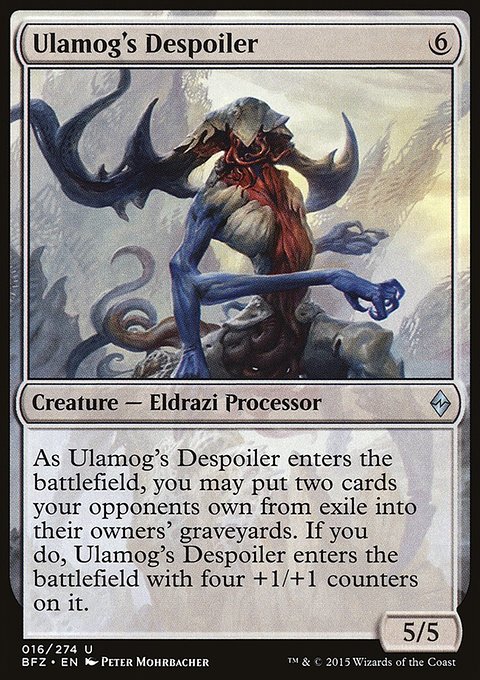 Ulamog's Despoiler, Battle for Zendikar #16, Magic: The Gathering card