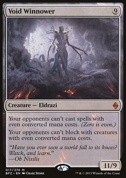 Void Winnower, Battle for Zendikar #17, Magic: The Gathering card