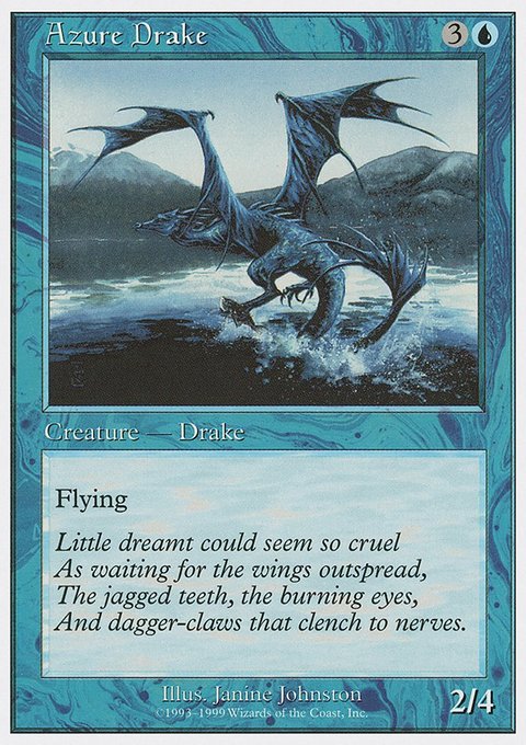 Azure Drake, Battle Royale Box Set #8, Magic: The Gathering card