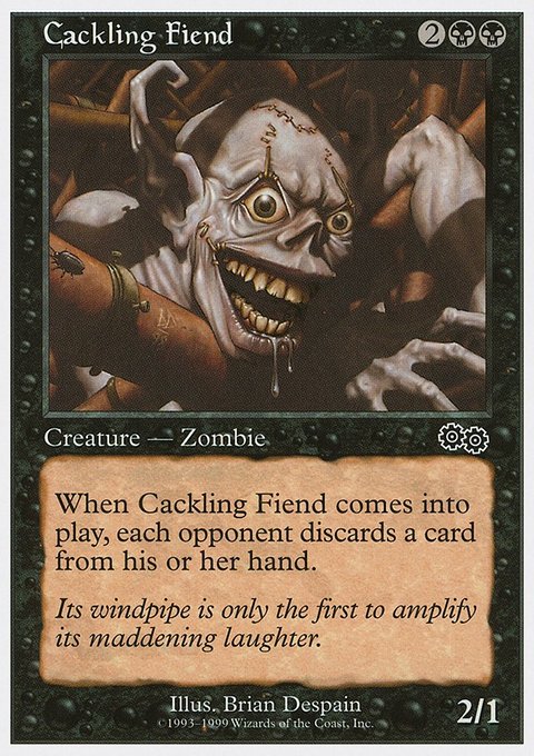 Cackling Fiend, Battle Royale Box Set #11, Magic: The Gathering card