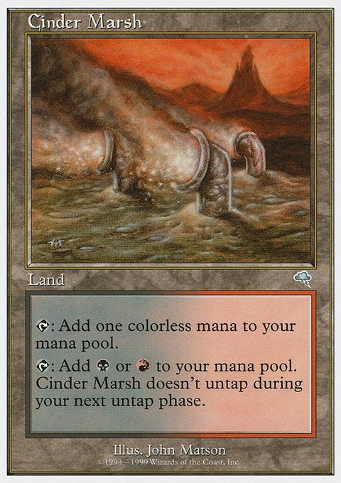 Cinder Marsh, Battle Royale Box Set #13, Magic: The Gathering card