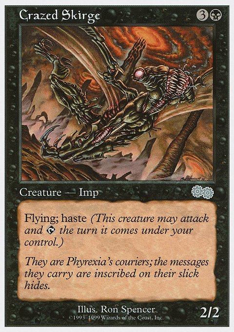 Crazed Skirge, Battle Royale Box Set #16, Magic: The Gathering card