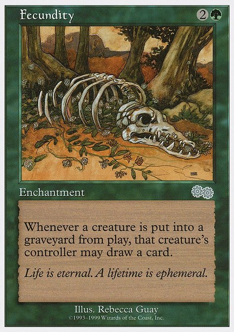Fecundity, Battle Royale Box Set #25, Magic: The Gathering card
