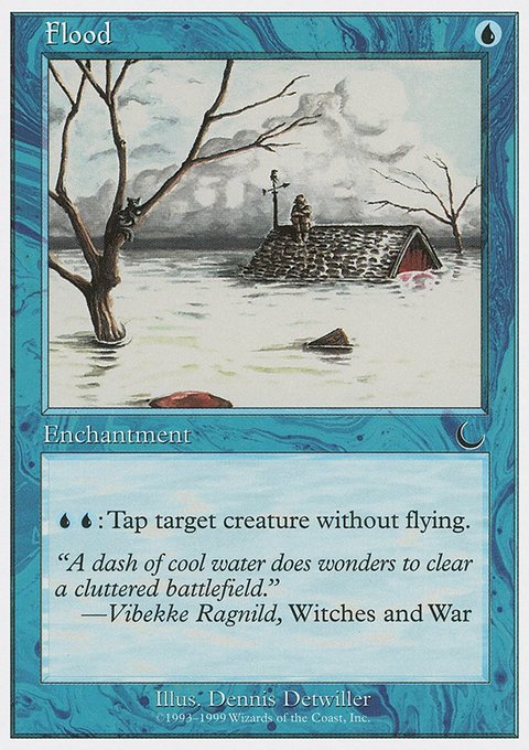 Flood, Battle Royale Box Set #28, Magic: The Gathering card