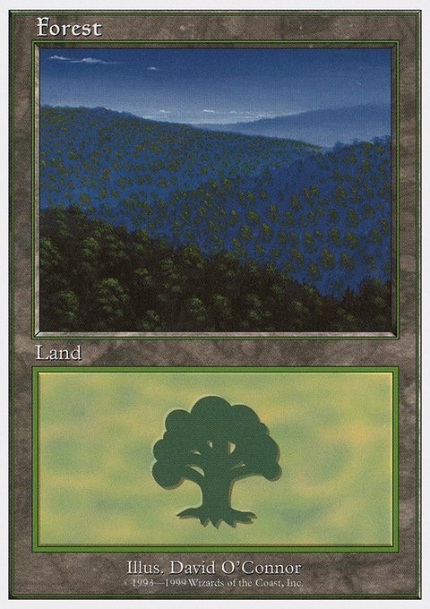 Forest, Battle Royale Box Set #102, Magic: The Gathering card