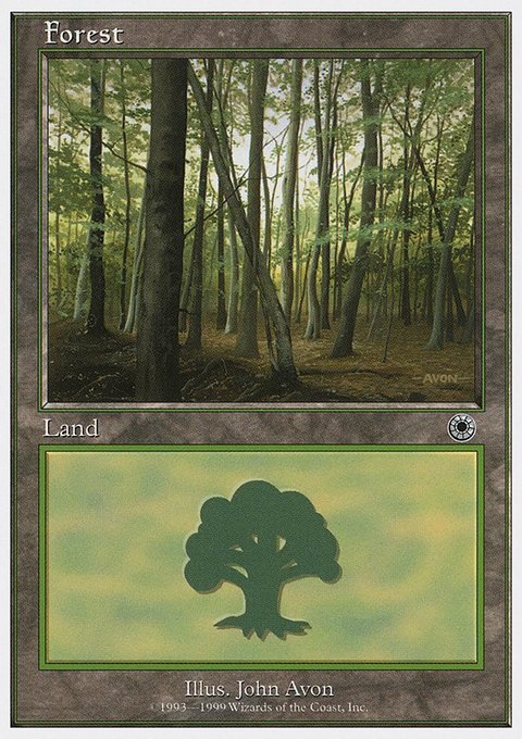 Forest, Battle Royale Box Set #103, Magic: The Gathering card
