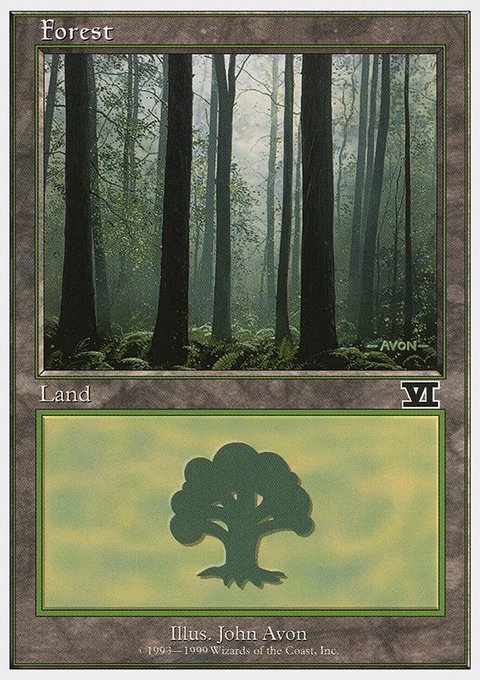 Forest, Battle Royale Box Set #106, Magic: The Gathering card