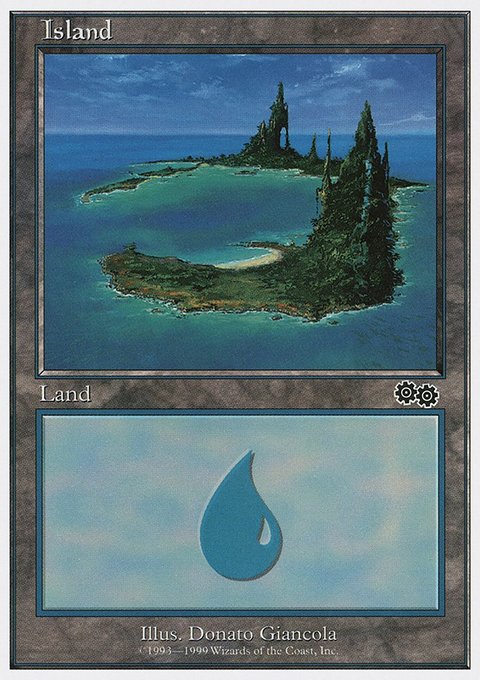 Island, Battle Royale Box Set #110, Magic: The Gathering card