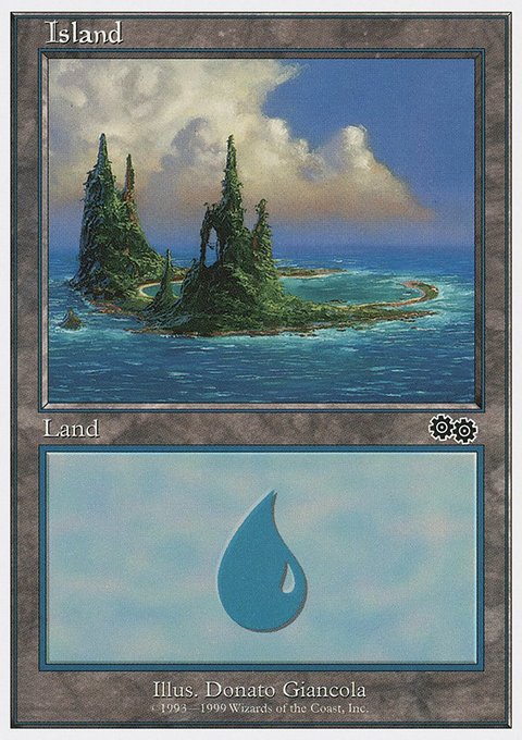 Island, Battle Royale Box Set #111, Magic: The Gathering card