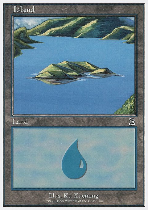 Island, Battle Royale Box Set #113, Magic: The Gathering card