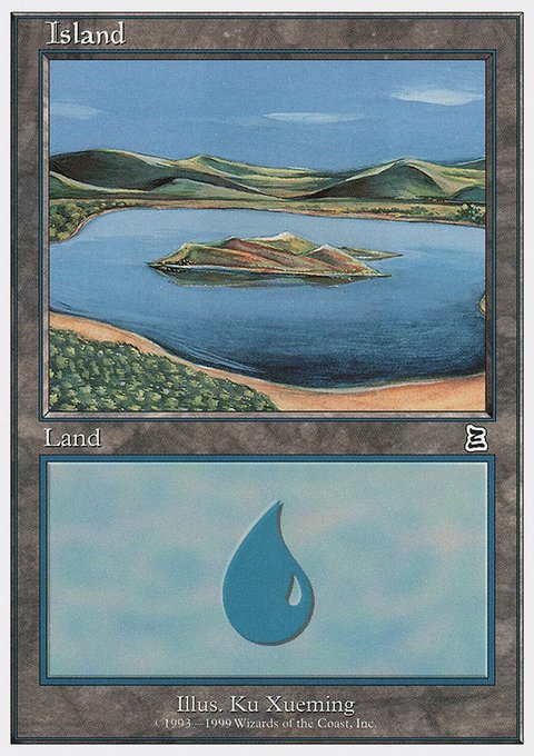 Island, Battle Royale Box Set #114, Magic: The Gathering card