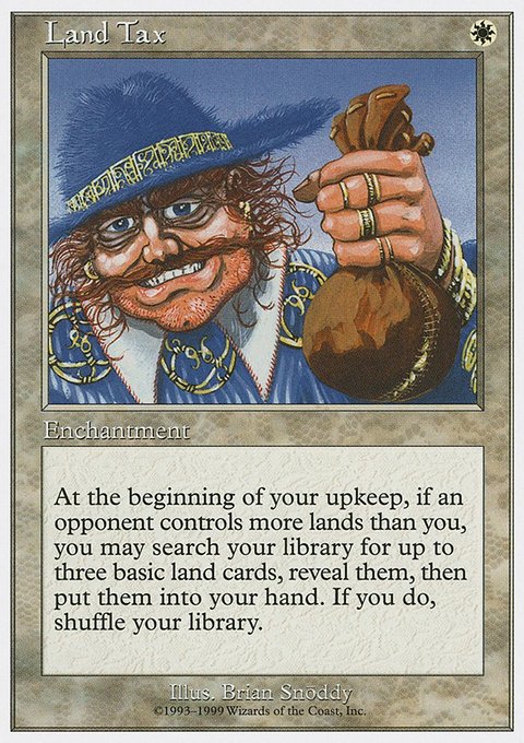 Land Tax, Battle Royale Box Set #35, Magic: The Gathering card