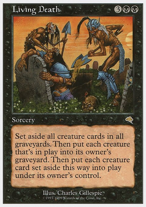 Living Death, Battle Royale Box Set #38, Magic: The Gathering card