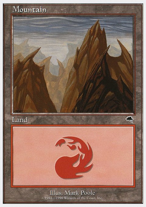 Mountain, Battle Royale Box Set #117, Magic: The Gathering card