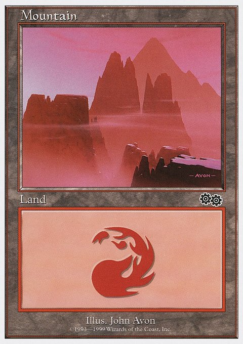 Mountain, Battle Royale Box Set #120, Magic: The Gathering card