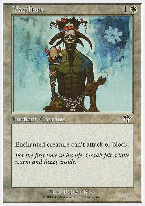 Pacifism, Battle Royale Box Set #48, Magic: The Gathering card