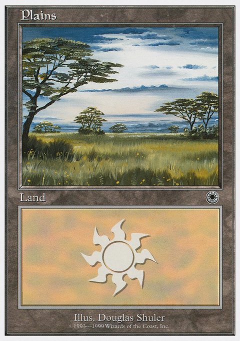 Plains, Battle Royale Box Set #127, Magic: The Gathering card