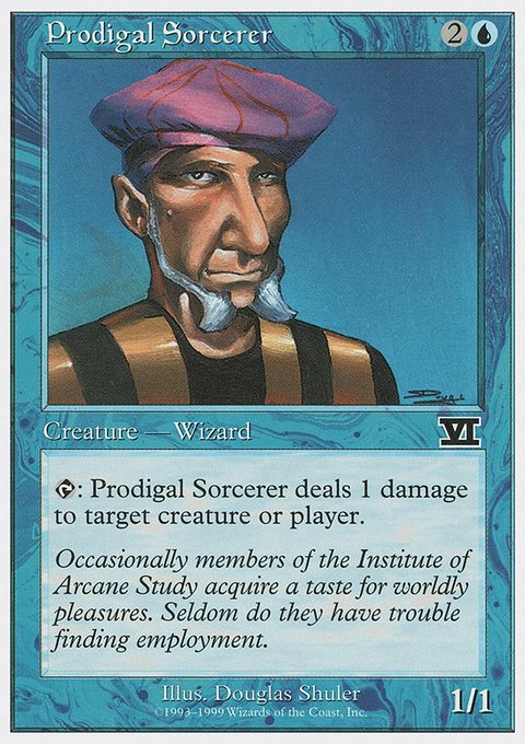 Prodigal Sorcerer, Battle Royale Box Set #54, Magic: The Gathering card