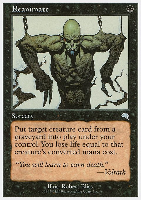 Reanimate, Battle Royale Box Set #57, Magic: The Gathering card