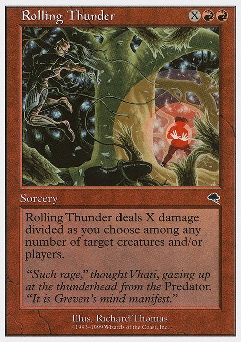 Rolling Thunder, Battle Royale Box Set #60, Magic: The Gathering card