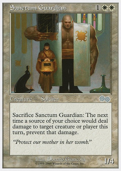 Sanctum Guardian, Battle Royale Box Set #63, Magic: The Gathering card