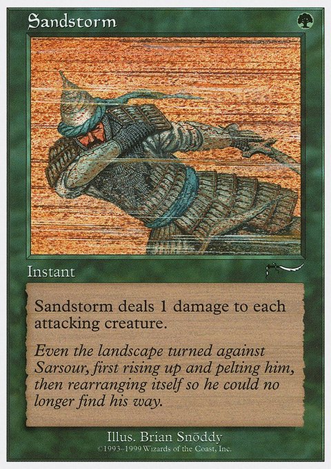 Sandstorm, Battle Royale Box Set #64, Magic: The Gathering card