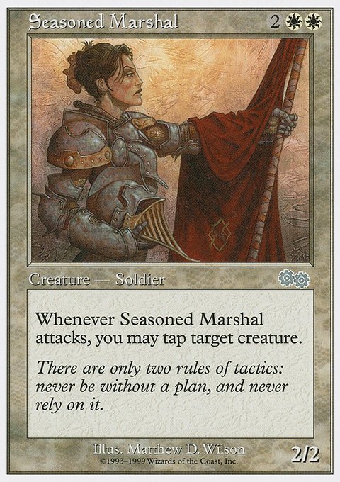 Seasoned Marshal, Battle Royale Box Set #67, Magic: The Gathering card