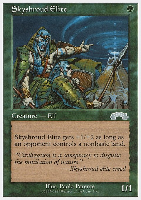 Skyshroud Elite, Battle Royale Box Set #72, Magic: The Gathering card
