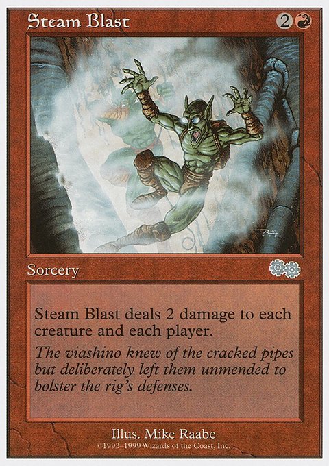 Steam Blast, Battle Royale Box Set #81, Magic: The Gathering card