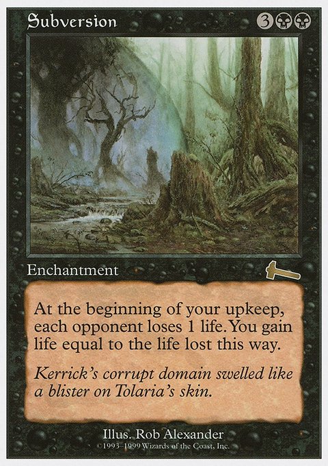 Subversion, Battle Royale Box Set #82, Magic: The Gathering card