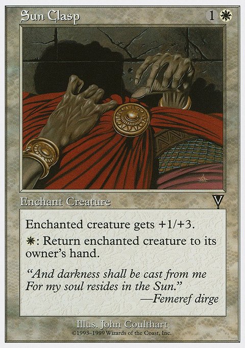 Sun Clasp, Battle Royale Box Set #83, Magic: The Gathering card