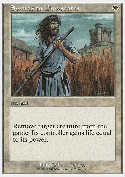Swords to Plowshares, Battle Royale Box Set #84, Magic: The Gathering card