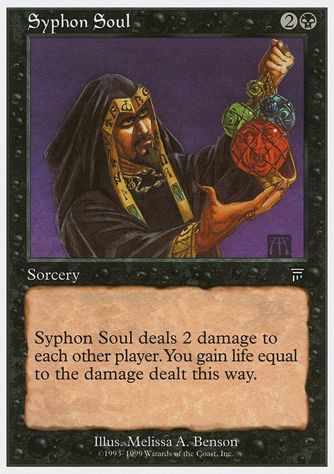 Syphon Soul, Battle Royale Box Set #86, Magic: The Gathering card