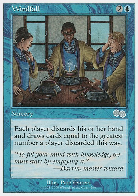 Windfall, Battle Royale Box Set #99, Magic: The Gathering card