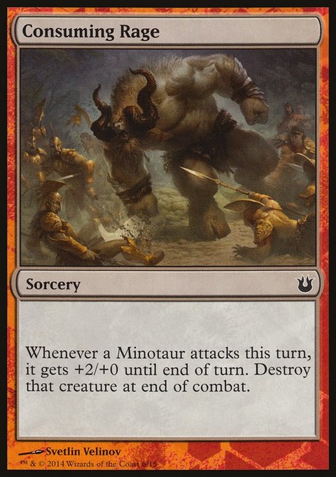 Consuming Rage, Battle the Horde #6, Magic: The Gathering card