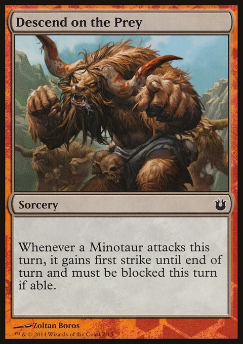 Descend on the Prey, Battle the Horde #7, Magic: The Gathering card